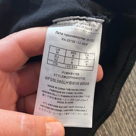 NWOT Guess Los Angeles Black Corset Bodysuit V-Underwire Spaghetti Straps Sz M - Picture 3 of 5